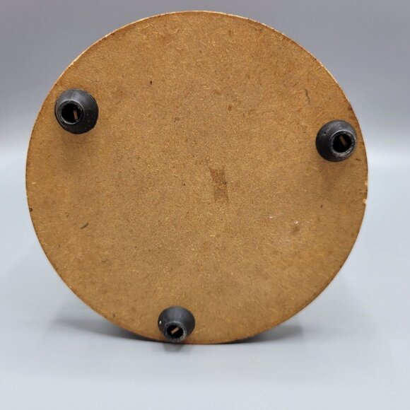 Vintage Decorative Glass Dome Terrarium Diorama Butterfly Flowers Wood Base - Picture 5 of 12